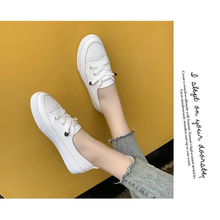 GIÀY SLIP-ON DÂY BẤM, GIÀY ĐẾ BẮNG HOT TREND | BigBuy360 - bigbuy360.vn