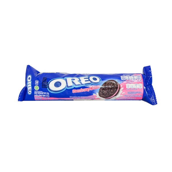 Bánh Quy Sôcôla Oreo Vị Dâu Strawberry (Cây 133g)