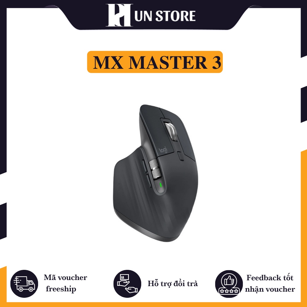 Chuột Logitech MX Master 3 (Màu đen) - Space gray không dây Bluetooth Wireless