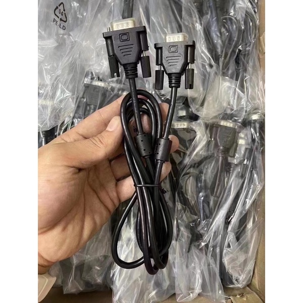 Dây VGA zin Dell, hp, dây theo màn Lõi Đồng chuyên màn to chuẩn 5+4 -Cáp 2 đầu VGA đực xịn tốt chống nhiễu