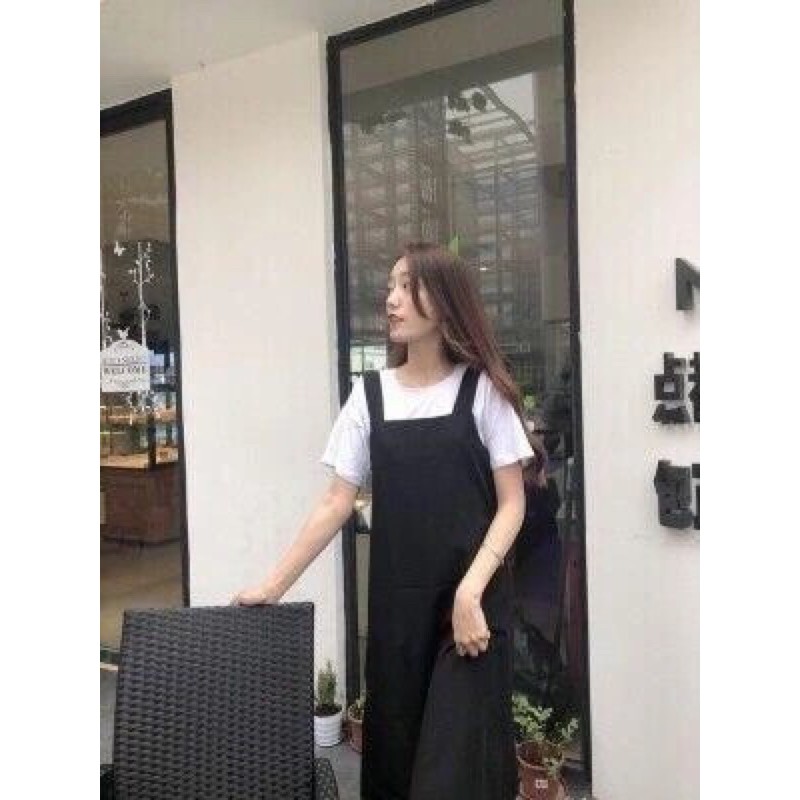 Set yếm váy,áo phông chất cottong hàng loại 1 | BigBuy360 - bigbuy360.vn