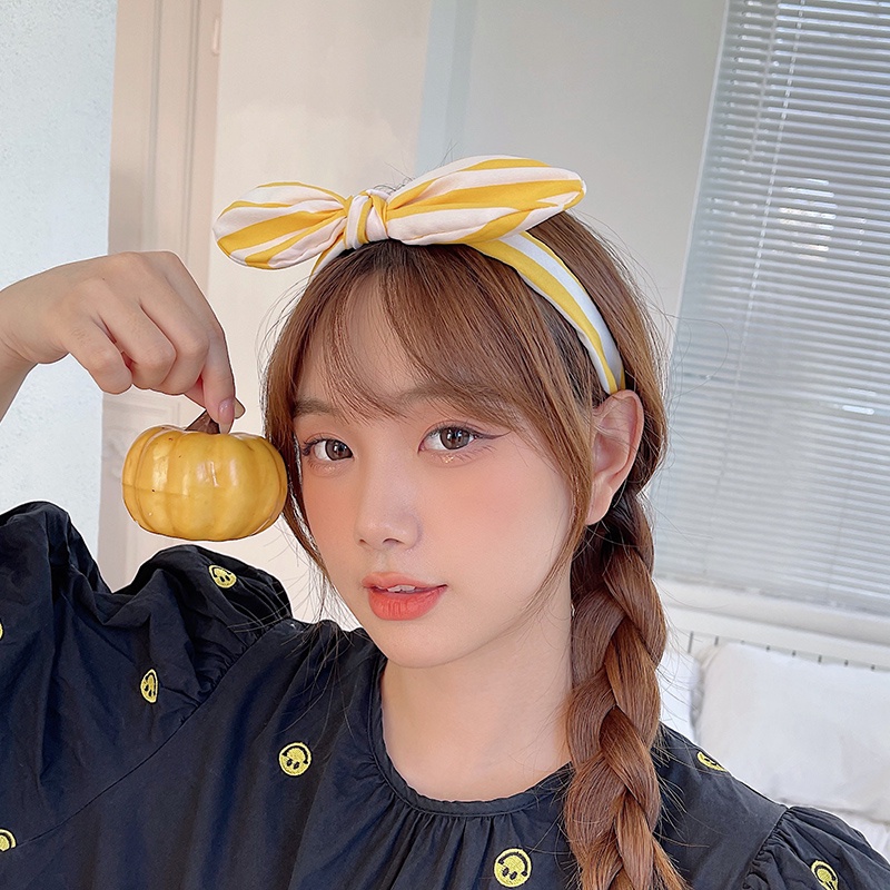 Băng Đô Cài Tóc Đính Nơ Lớn Đáng Yêu Dành Cho Nữ