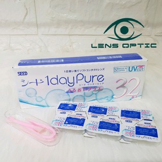 Kính áp tròng SEED Nhật Bản dùng 1 ngày ko màu-SEED 1DAY PURE