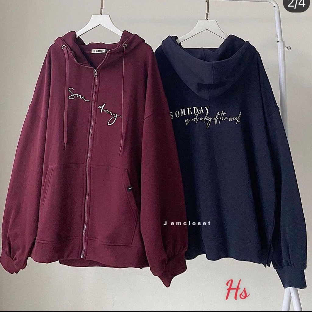 Áo khoác someday_Chất nỉ cotton dày_Ellie  Mã 467