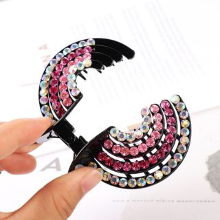 Kẹp búi tóc dạng tròn dinh đá