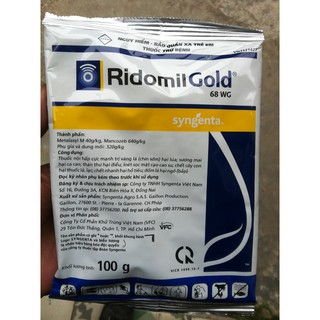 THUỐC TRỪ BỆNH VÀ NẤM RIDOMIL GOLD 68WG