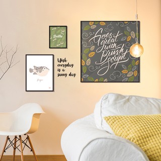 Decal dán tường - Giấy dán tường - khung tranh sunday - framedecals