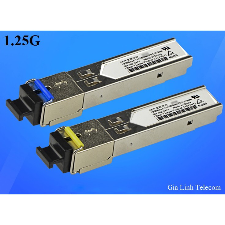 Module SFP SC 1FO 1.25Gbps Single Mode 20KM - Modul 1 sợi quang