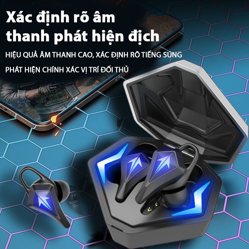 Tai Nghe Gaming K9 Tws Tai Nghe Chơi Game Không Dây Bluetooth 5.0 - Pin Trâu - Có Míc  Đỗ Trễ Cực Thấp Chính Hãng Pavu