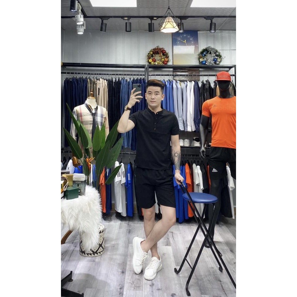 Bộ Đũi Nam Cổ Tàu Bộ Hè Nam Ngắn Tay Trơn Chất Vải Thoảng Mát Bền Đẹp BH40 - Vincent | BigBuy360 - bigbuy360.vn