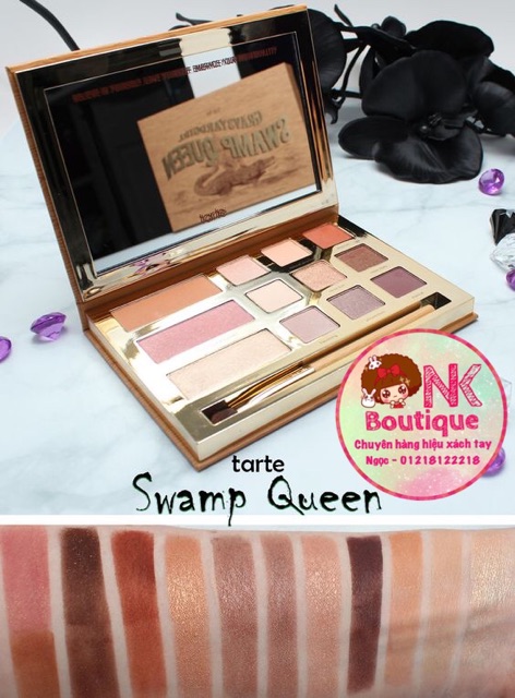 Bảng Phấn Mắt Đa Năng Tarte Swamp Queen Eye & Cheek Palette