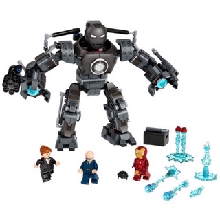 Lego 76190 - bela 60089  xếp hình iron man iron monger 497 mảnh - ảnh sản phẩm 2