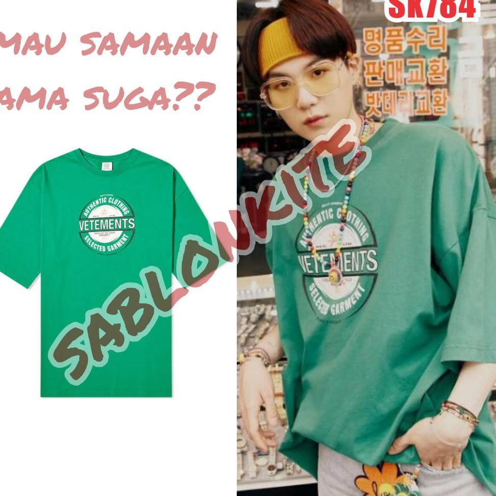 Áo Thun In Hình Suga Nhóm Bts Sk784 30s