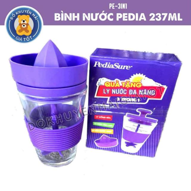 🍹Ly thủy tinh vắt nước cam đa năng 3 trong 1 - quà khuyến mãi từ sữa Pediasure 🍹