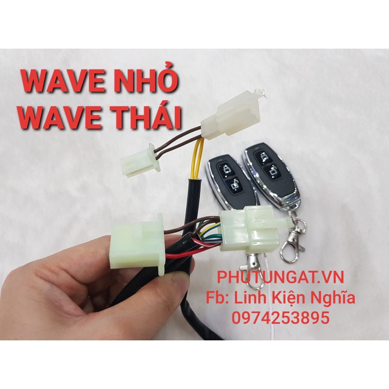 Bộ Mạch Tắt Mở Máy và Đề Xe Từ Xa xe Wave Nhỏ Wave Thái