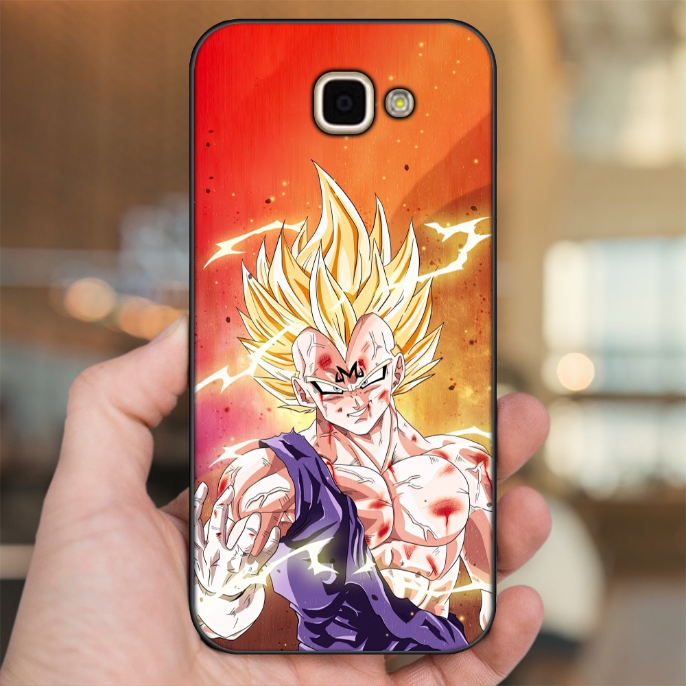 Ốp lưng Samsung A9 Pro viền đen in hình Vegeta Dragon Ball