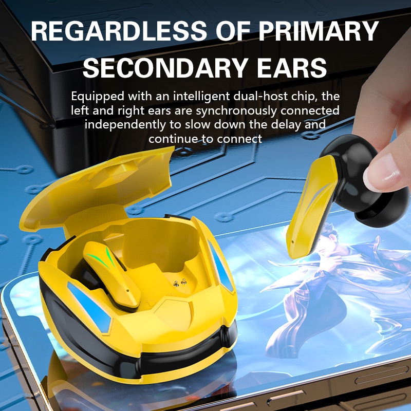 Tai nghe bluetooth 5.2 gaming không dây super bass chấtlượng nhet tai nhạc nhét tai không dây tai nghr dien thoai có mic, không dây chính hãng, caocấp chup tai TWS true wireless headset