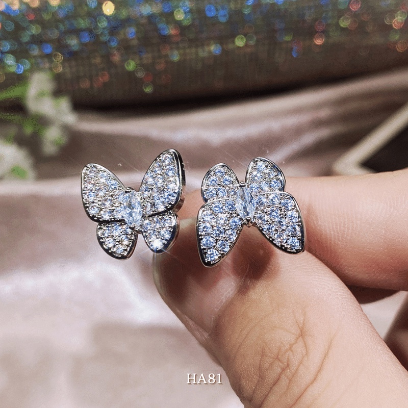 Bộ trang sức nữ hình bướm đính đá phụ kiện thời trang cao cấp xinh xắn Annie HA81