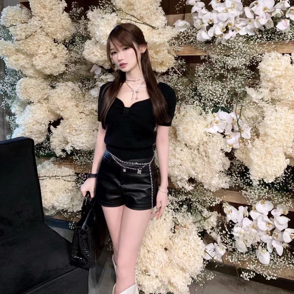 Dây Xích Kim Loại Mỏng Phối Tua Rua Đeo Thắt Lưng Thời Trang Cổ Điển