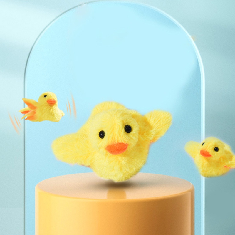 Vịt Nhồi Bông Điện Tử Đồ Chơi Dành Cho Mèo Cưng