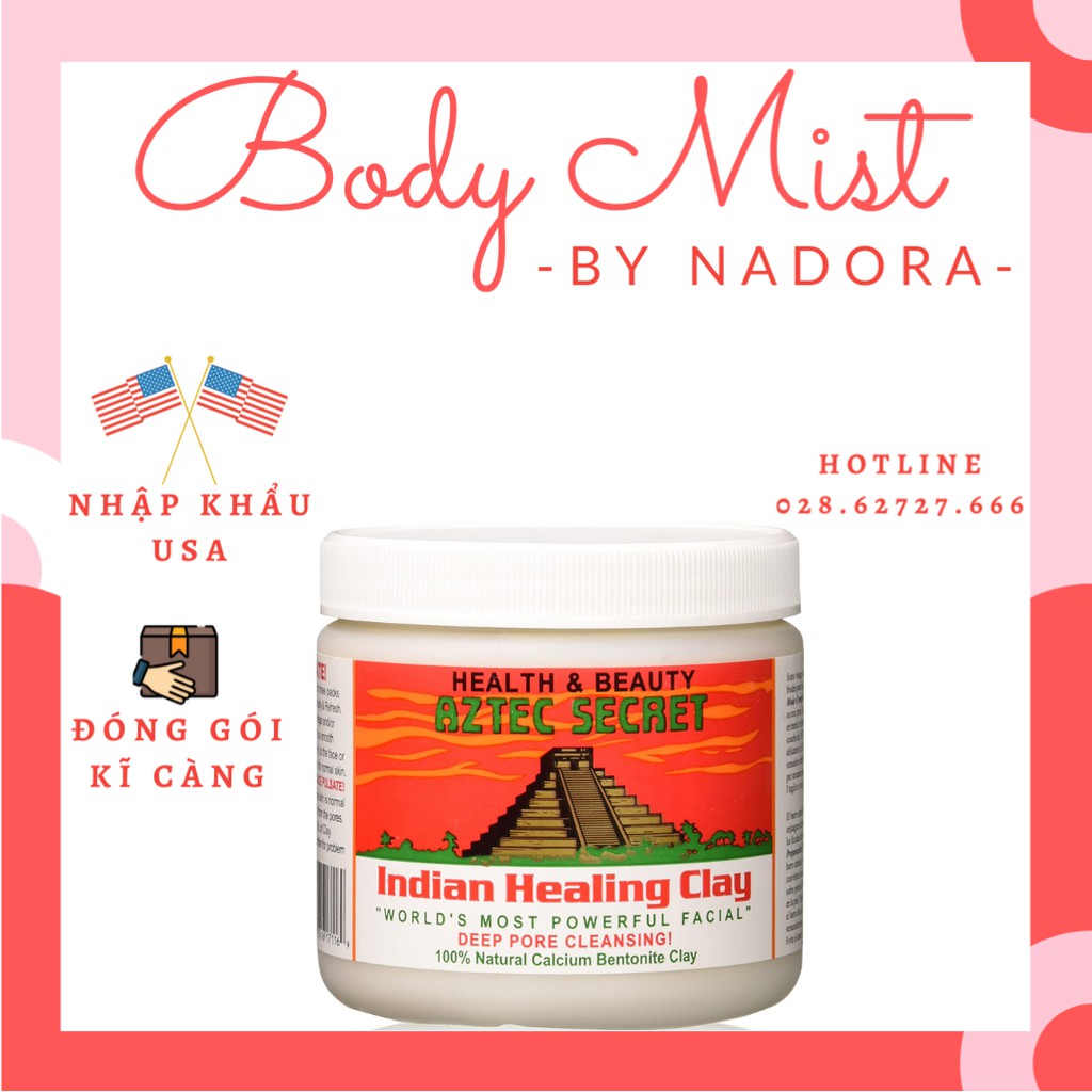 [MẪU MỚI] Mặt nạ đất sét Aztec Secret Indian Healing Clay Deep Pore Cleansing