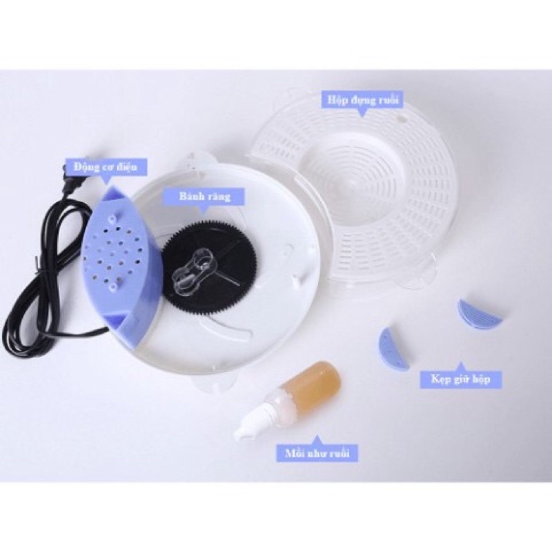 Máy Bắt Ruồi Tự Động Thông Minh, Máy Bắt Ruồi Chạy Điện Không Dùng Hóa Chất