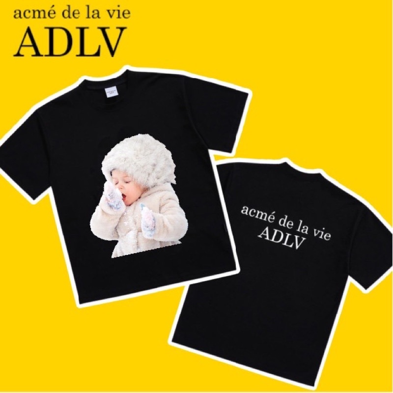 Áo thun tay lỡ form rộng ADLV Acmé de la vie Full Mẫu phong cách hàn quốc HARIQUEEN áo phông nam nữ unisex Freesize 65kg