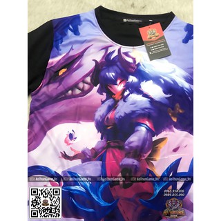 Áo liên minh huyền thoại Kindred Lang Dương Vô Thường (3D Đen) Áo đấu Game Tốc Chiến LMHT LoL (Shop AoThunGameVn)