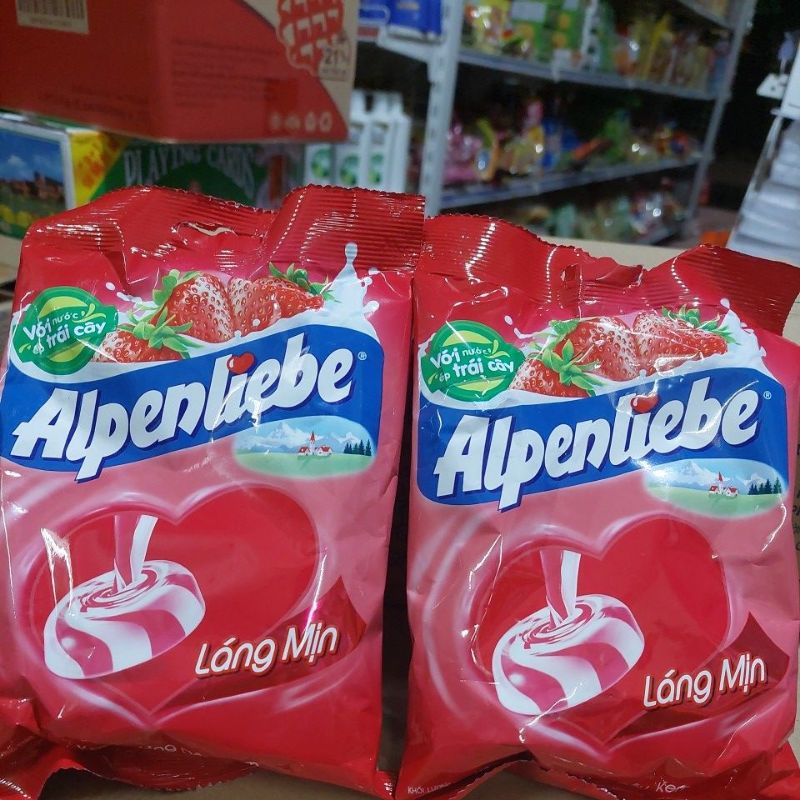 kẹo Alpenliebe vị dâu 119g