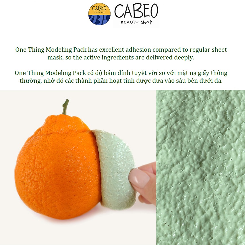 Gói Bột Mặt Nạ Dẻo 30g Tiện Lợi One Thing Modeling Pack