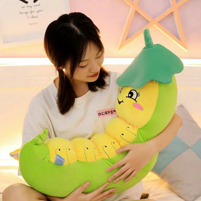 GỐI ÔM CON SÂU SIZE 70CM TO ĐÙNG, BÔNG HÀNG LOẠI 1 CAO CẤP