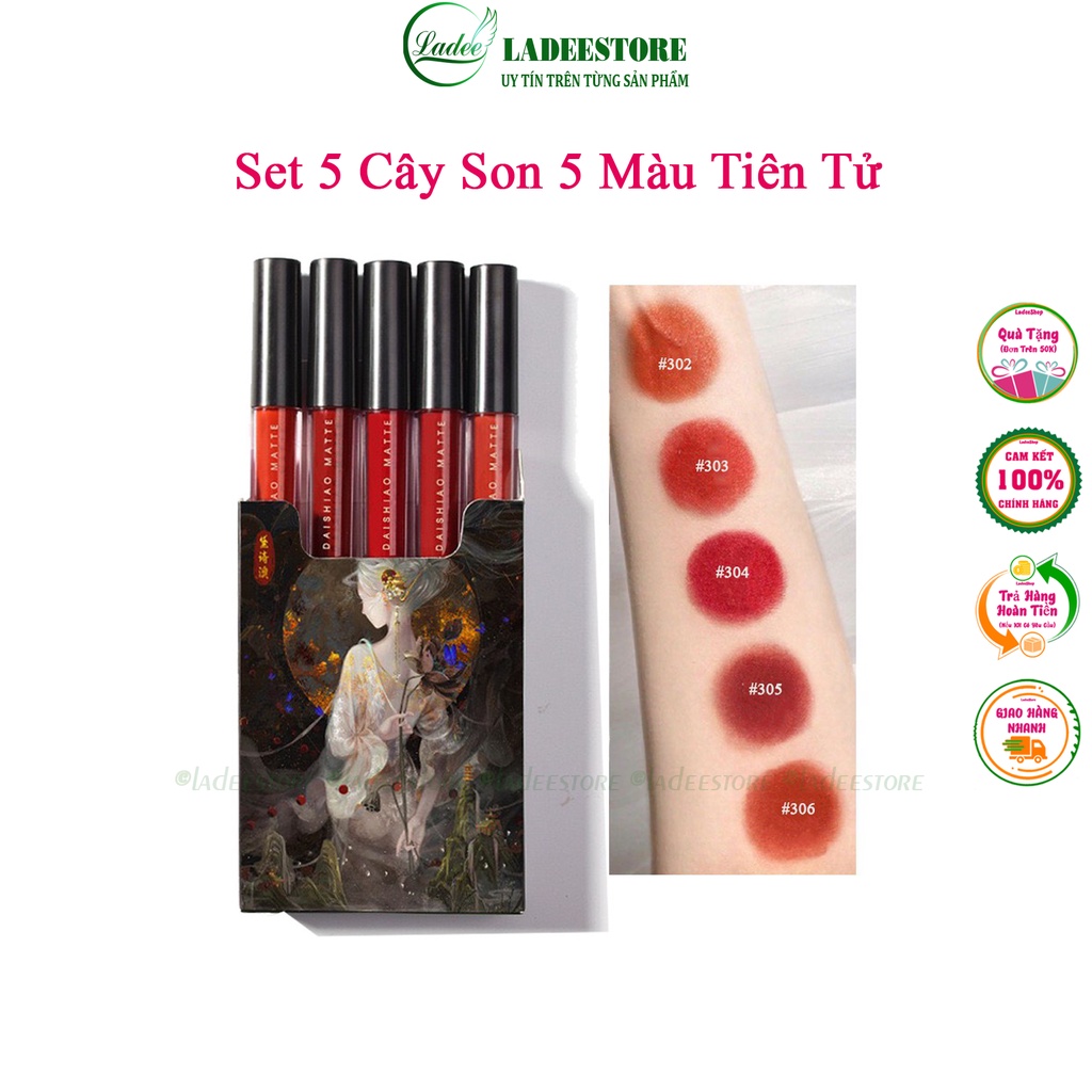 Son 5 Cây 5 Màu Bền Màu Lâu Trôi