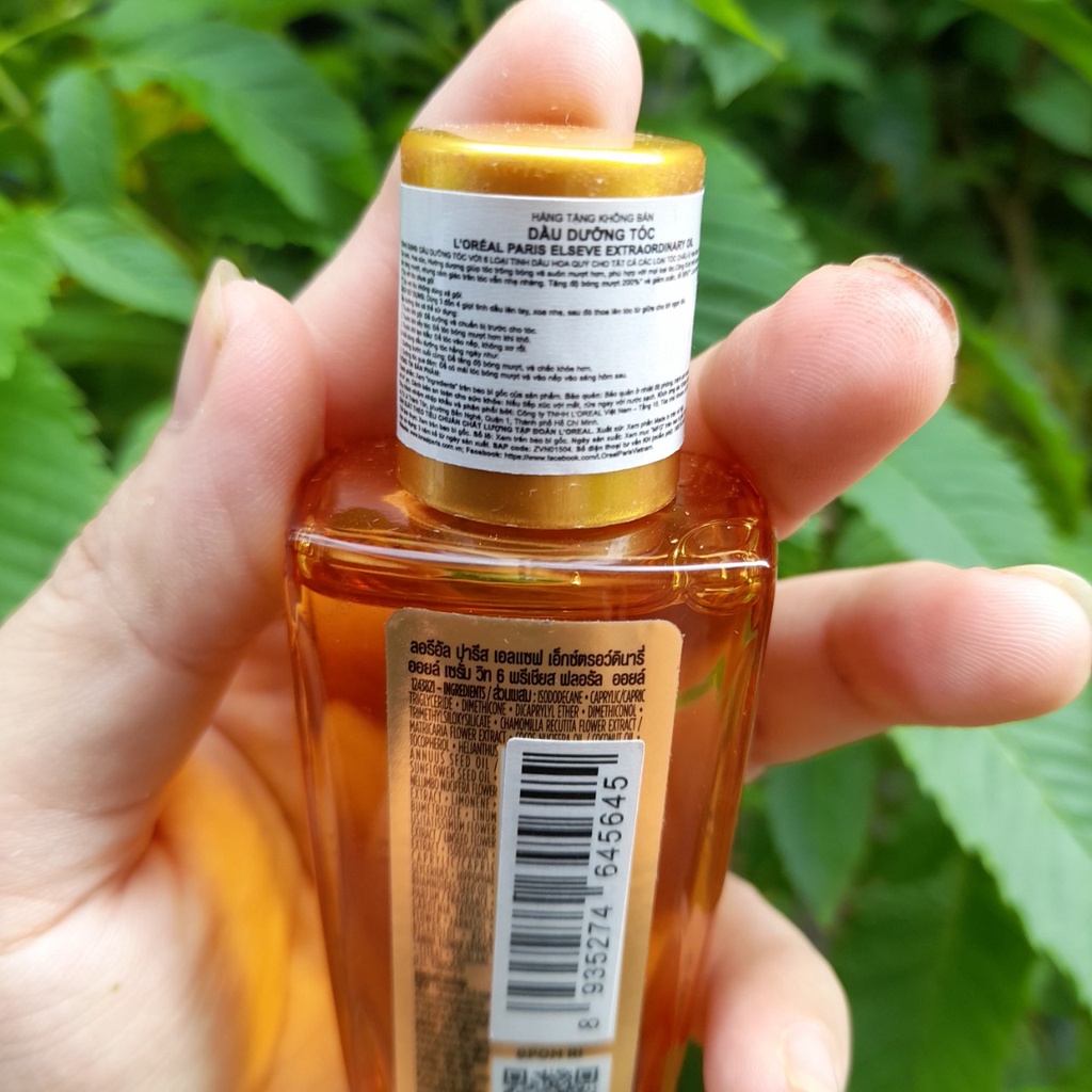 (30ml) Dầu dưỡng chiết xuất tinh dầu hoa tự nhiên L'Oreal Paris Elseve Extraordinary Oil