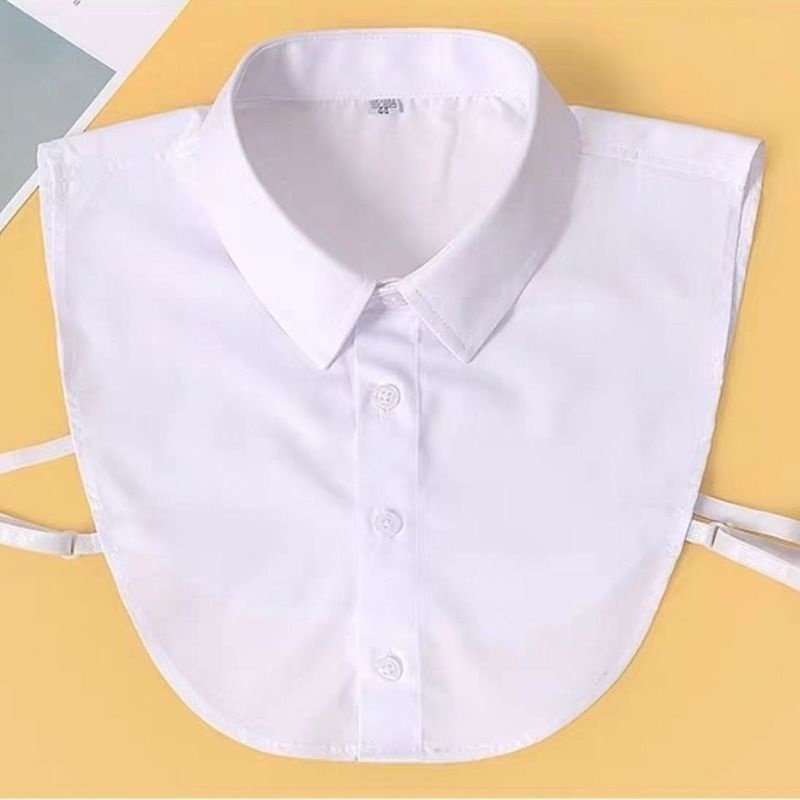 Cổ áo sơ mi giả chống bụi bẩn dễ dàng giặt được màu trơn dễ phối đồ thời trang thu đông công sở dành cho nam