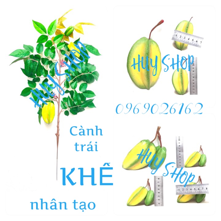 Cành Trái KHẾ nhân tạo trang trí nhà cửa