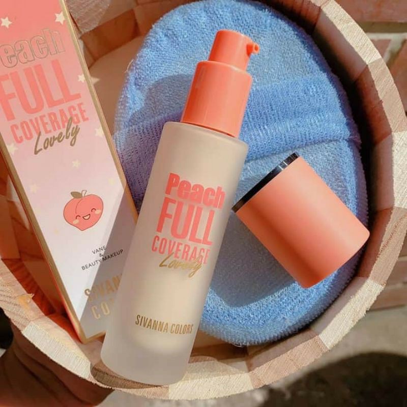 Kem nền Sivanna Colors Peach Full Coverage Lovely HF5044 Thái Lan (35ml) | BigBuy360 - bigbuy360.vn