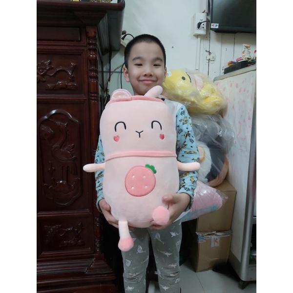 Trà sữa trái cây nhồi bông