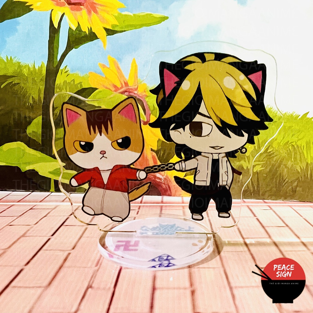 (MINI) Mô hình Standee TOKYO REVENGERS ver NEKO Tai Mèo anime tượng acrylic standee game mica chibi trang trí