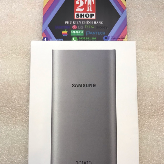 PIN DỰ PHÒNG SAMSUNG 10000MAH FAST CHARGE CHÍNH HÃNG (EB-P1100B), 2 CỔNG SẠC, ĐẦU VÀO LÀ USB TYPE-C