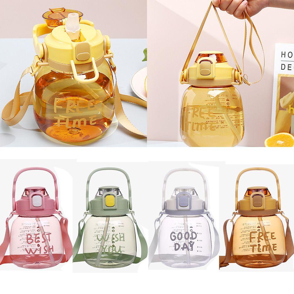 PISTA Bình Nước Thể Thao Dung Tích Lớn 1200ml Có Ống Hút Tiện Lợi