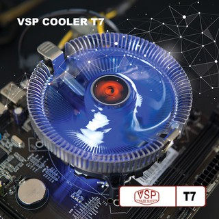 Fan tản nhiệt led cho cpu vsp cooler master t7 đẹp , rẻ, dễ gắn, tản nhiệt tốt
