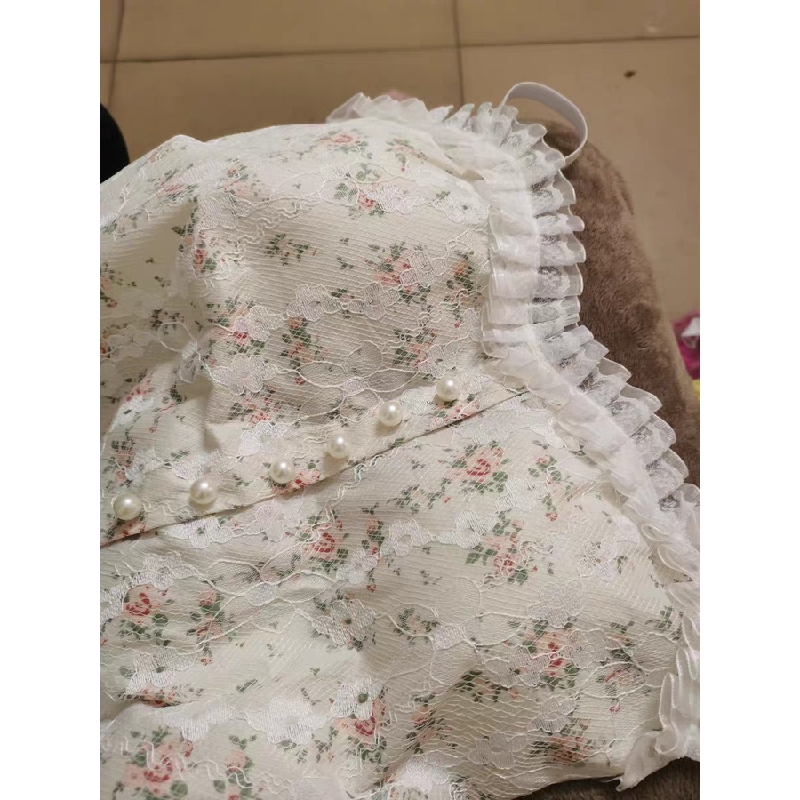 Áo 2 dây corset vintage DA443