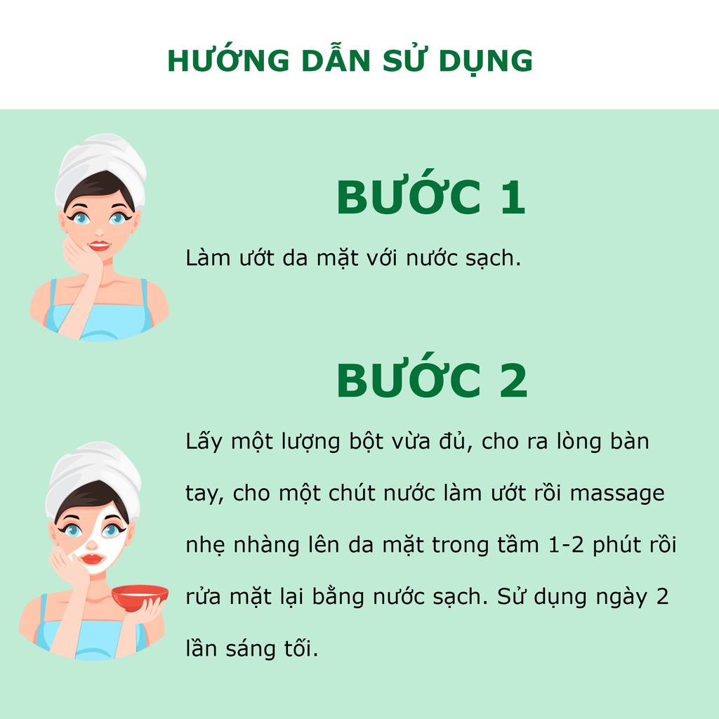 Bột nhân sâm MQ Skin rửa mặt giúp làm sạch gấp 5 lần nuôi dưỡng sâu, giải độc tố 100g - Beauty at home