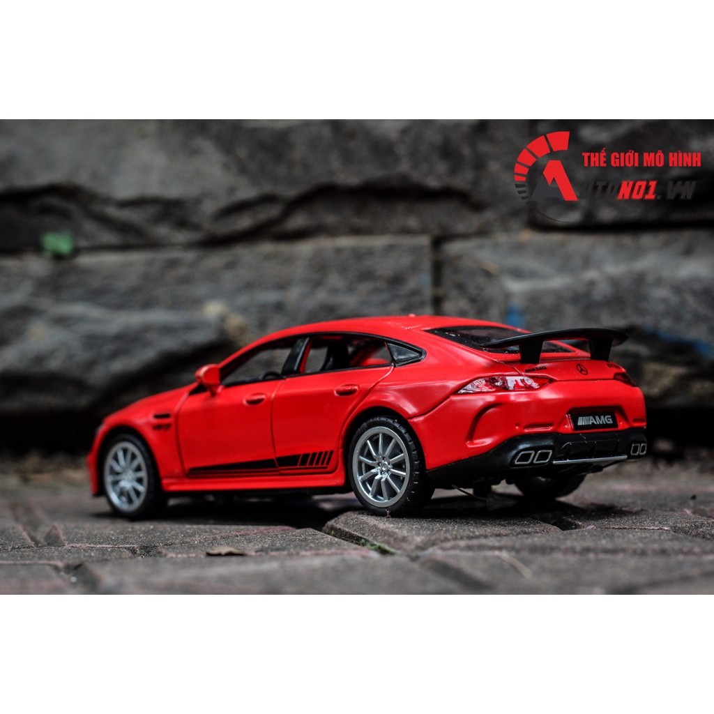 MÔ HÌNH XE MERCEDES AMG GT63 RED 1:32 DOUBLE HORSES NO BOX 6443