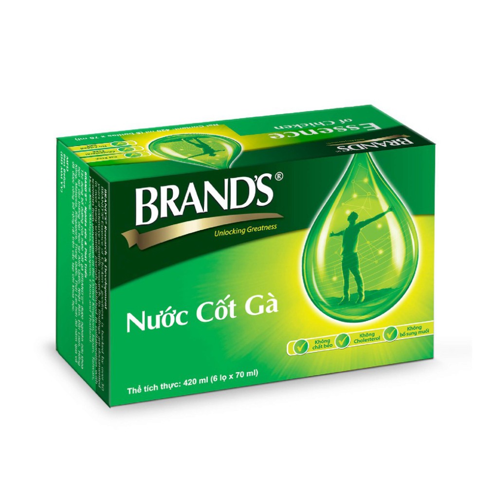 Hộp 6 Chai Nước Cốt Gà BRAND'S (70ml/Chai)