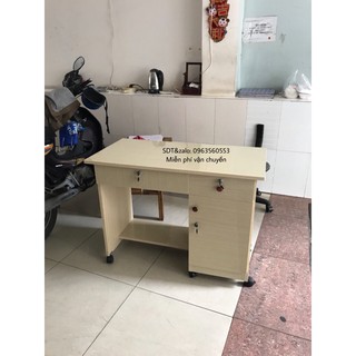 Bàn làm việc gỗ ép giá rẻ freeship