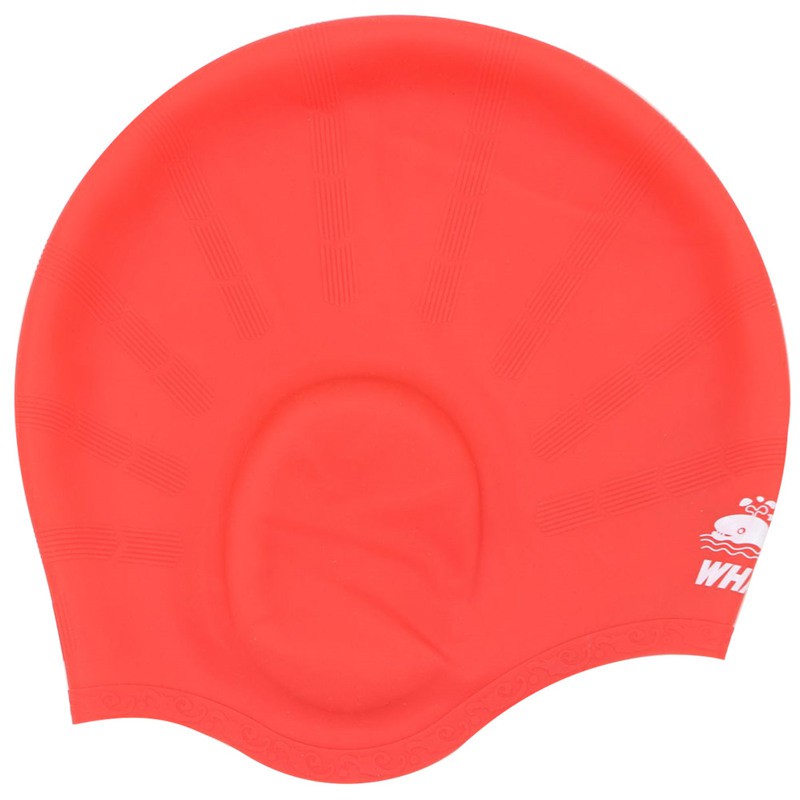 Mũ bơi che tai WHALE 3D SILICONE CAP-1100
