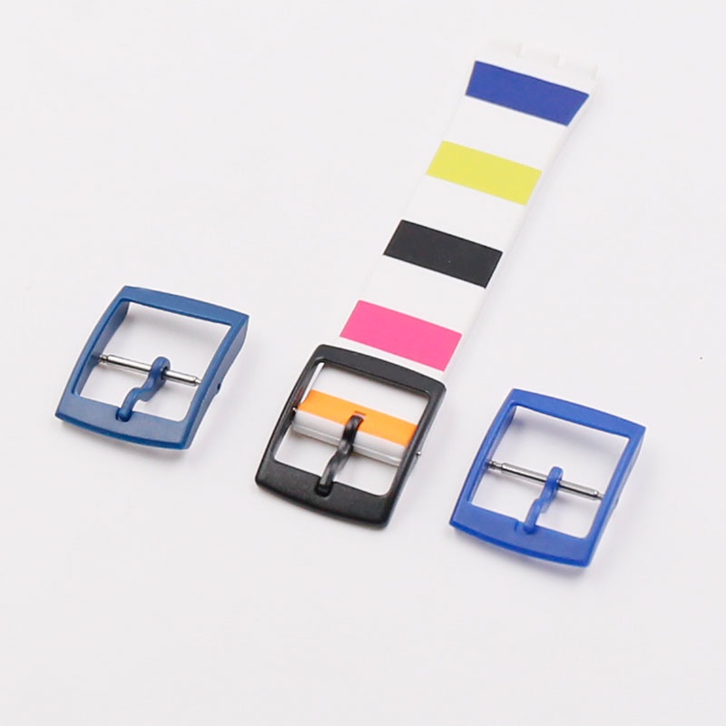 Set 2 Khóa Nhựa Cho Đồng Hồ Swatch 16mm 17mm 19mm 20mm