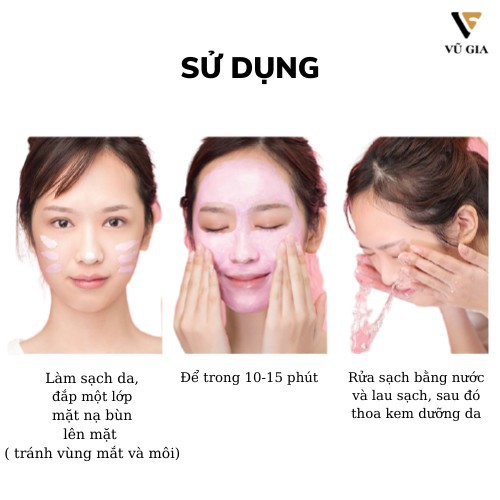 Mặt Nạ Đất Sét, Mặt Nạ Bùn Đất Sét Hoa Anh Đào LAIKOU Dưỡng Trắng Dưỡng Ẩm Loại Bỏ Mụn Đầu Đen Giúp Da Mịn Màng 80g