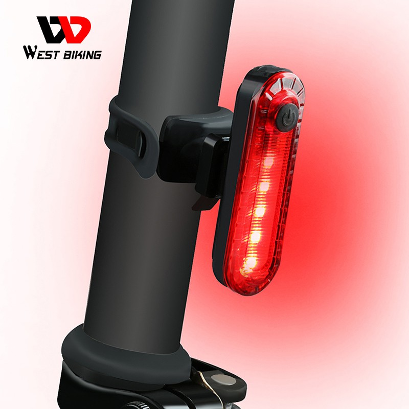 Đèn Hậu Xe Đạp WEST BIKING Chống Nước Có Thể Sạc Lại Qua USB